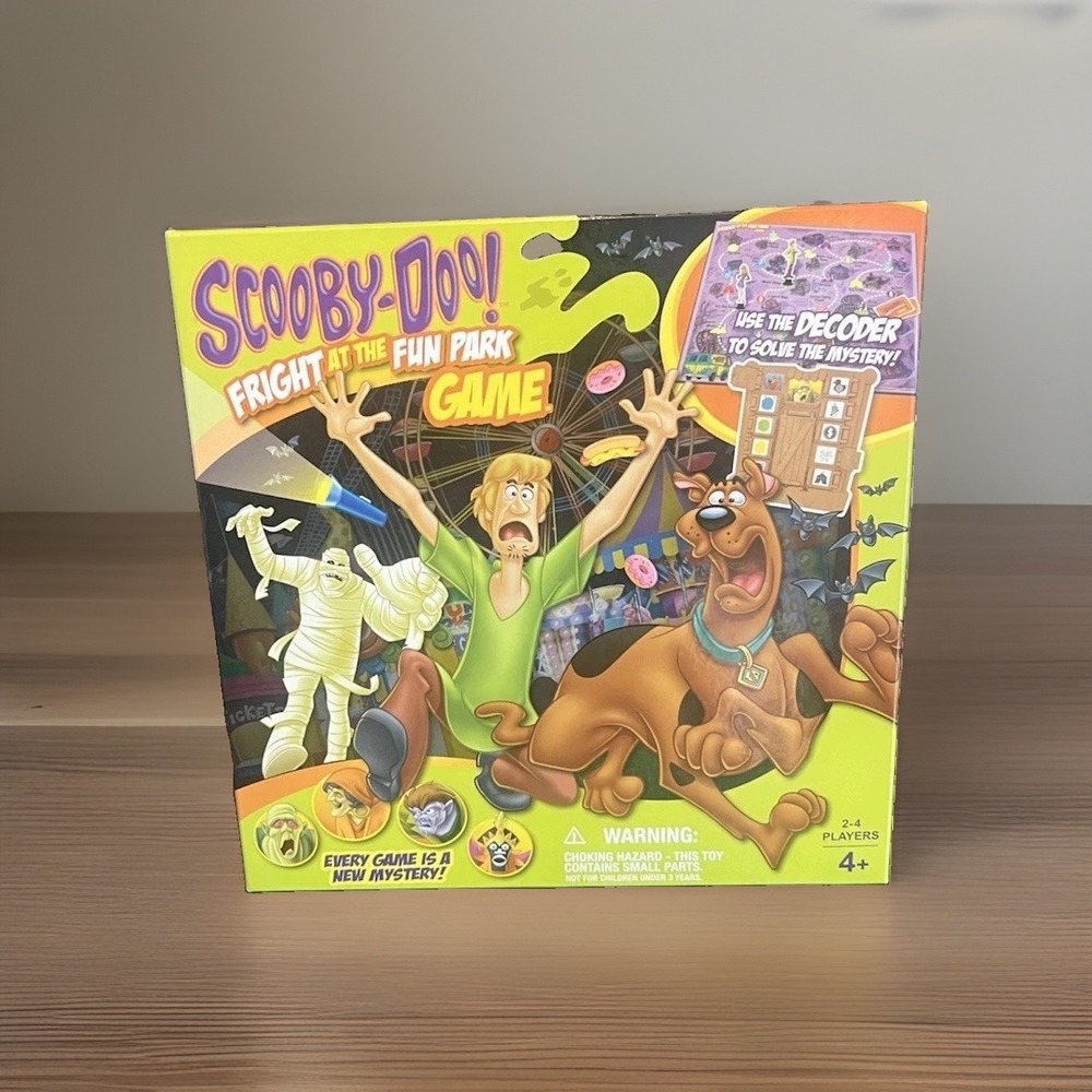 Scooby-Doo Fright at the Fun Park Board Game by Buffalo Games 2016 Halloween Fun
